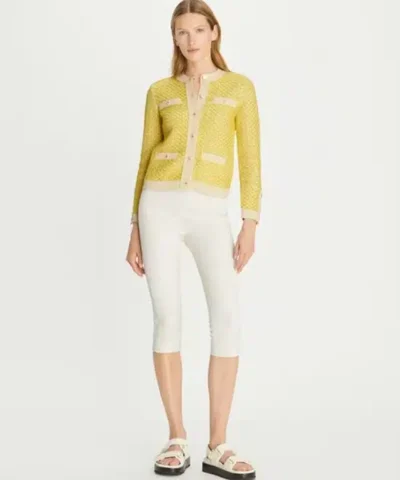 Alternative view of Tory Burch Linen Tweed Kendra Cardigan