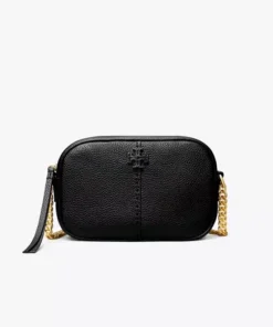 Tory Burch Mcgraw Camera Bag In Black