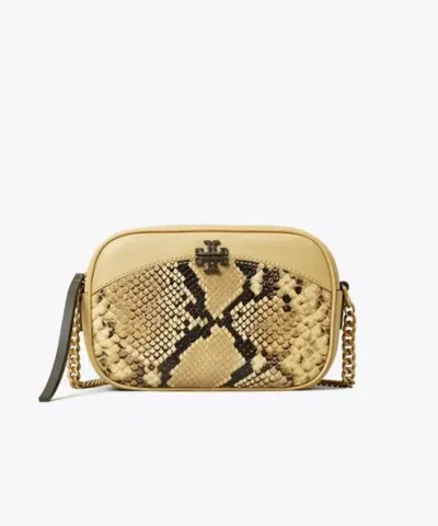 Tory Burch Mcgraw Snake Embossed Camera Bag