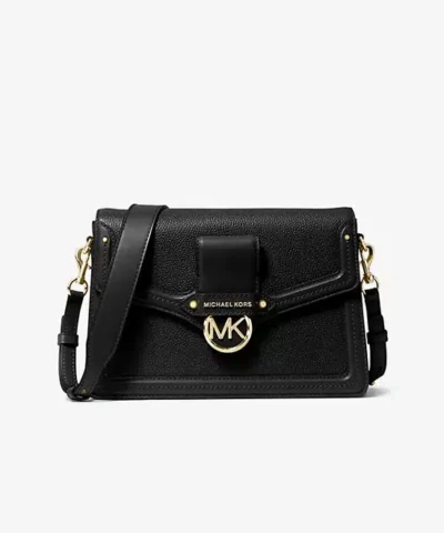 Michael Kors Jessie Large Pebbled Leather Shoulder Bag