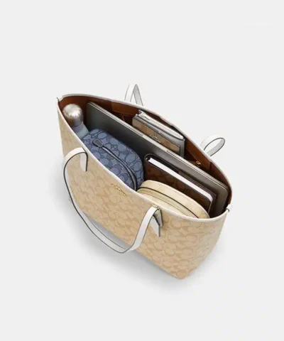 Alternative view of Coach City Tote In Colorblock Signature Canvas