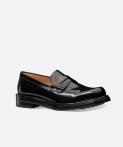 Alternative view of Dior Black Polished Calfskin Carlo Loafer