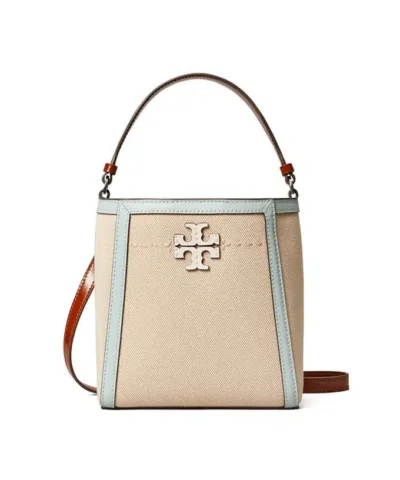 Tory Burch Small McGraw Canvas Bucket Bag