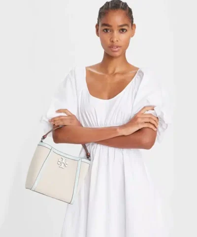 Alternative view of Tory Burch Small McGraw Canvas Bucket Bag