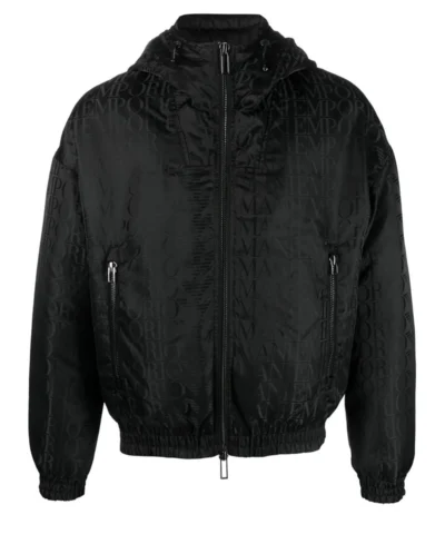 Emporio Armani Logo-Print Puffer Jacket