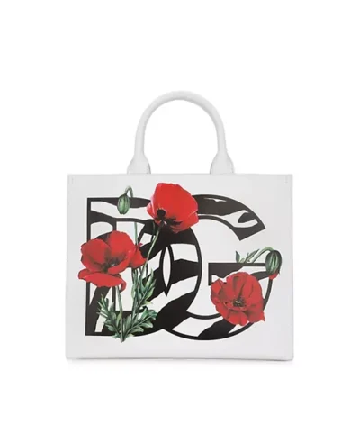 Dolce & Gabbana Large DG Logo Leather Tote