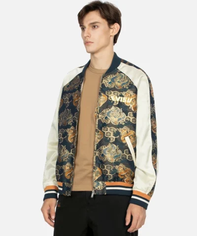 Alternative view of EVISU Men's Blue Emb Brocade Jacket