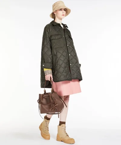 Alternative view of Weekend Max Mara Burano Jacket in Khaki