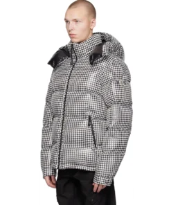 Alternative view of MONCLER GENIUS 7 Moncler FRGMT Hiroshi Fujiwara Black & White Socotrine Down Jacket
