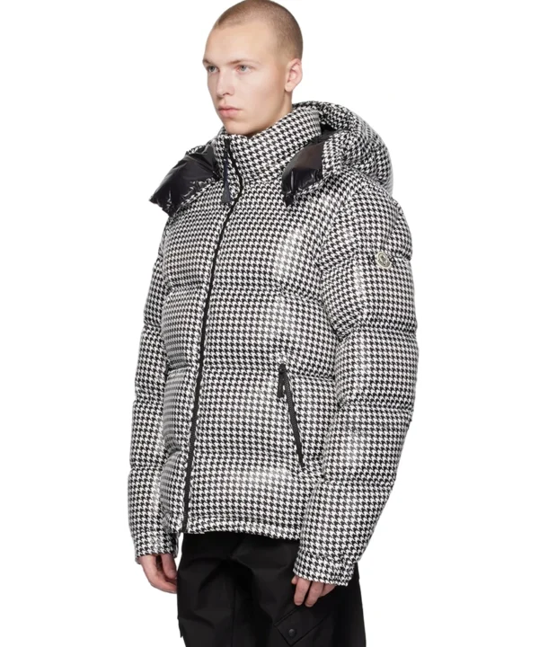 Alternative view of MONCLER GENIUS 7 Moncler FRGMT Hiroshi Fujiwara Black & White Socotrine Down Jacket