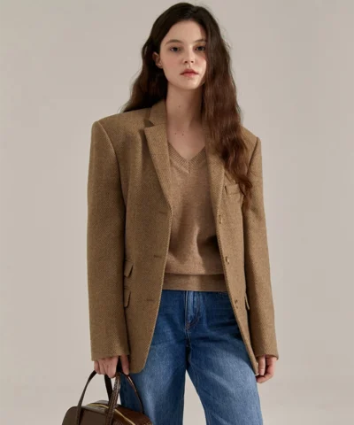 Elborn Drina Classic Wool Blazer