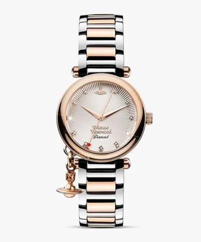 Vivienne Westwood VV006SLRS Orb Diamond Bracelet Strap Watch