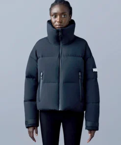 Mackage NET SUSTAIN Mylah Appliquéd Printed Quilted Down Ski Jacket