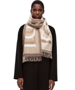 Alternative view of Loewe Love Scarf In Wool And Cashmere