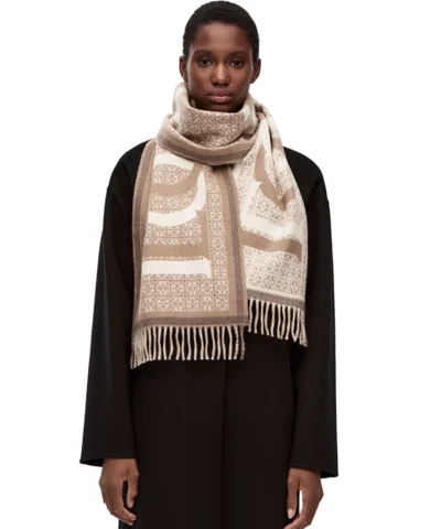 Alternative view of Loewe Love Scarf In Wool And Cashmere