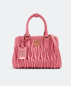 Miu Miu Matelassé Leather Mini Handbag
