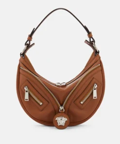 Versace Small Repeat Hobo Bag