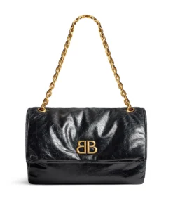 Balenciaga Monaco Medium Chain Shoulder Bag