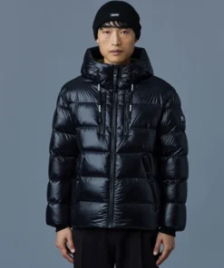 Mackage VICTOR Lustrous Light Down Jacket With Hood For Men