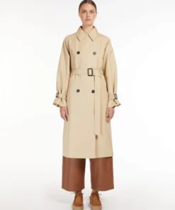 Weekend Max Mara Water-Repellent Gabardine Trench Coat