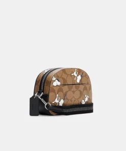 Alternative view of Coach X Peanuts Mini Serena Crossbody In Signature Canvas With Snoopy Print