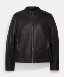 Coach Leather Racer Jacket