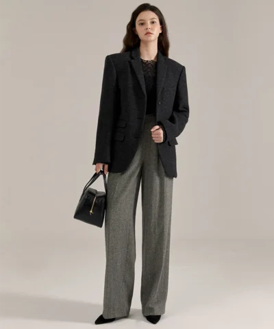Alternative view of Elborn Drina Classic Wool Blazer