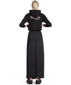 Alternative view of Balenciaga Men's Political Campaign Shrunk Zip-Up Hoodie