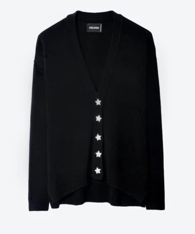 Alternative view of Zadig & Voltaire Mirka Jewelled Cashmere Cardigan