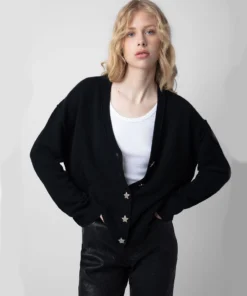 Zadig & Voltaire Mirka Jewelled Cashmere Cardigan