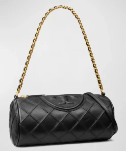 Alternative view of Tory Burch Fleming Barrel Quilted Chain Shoulder Bag