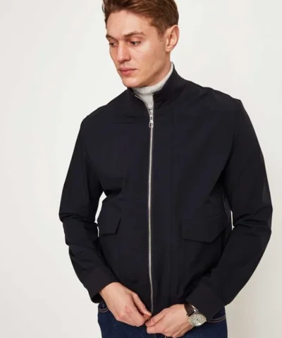 Alternative view of Montecore Men's Front Pocket Down Bomber Jacket