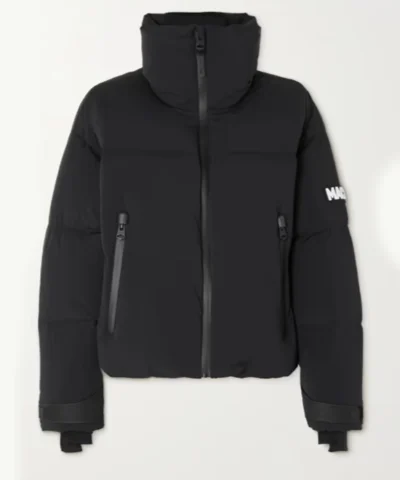 Mackage + Net Sustain Mylah Appliquéd Printed Quilted Down Ski Jacket