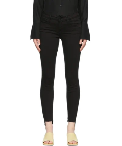 Frame Black 'Le Skinny De Jeanne' Jeans