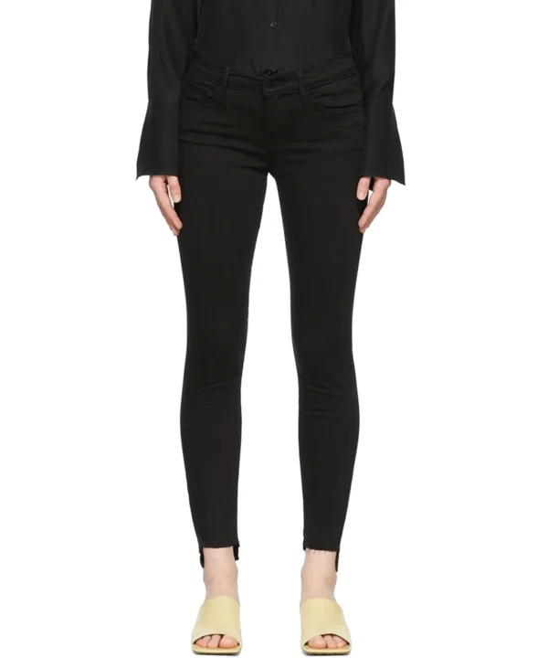 Frame Black 'Le Skinny De Jeanne' Jeans