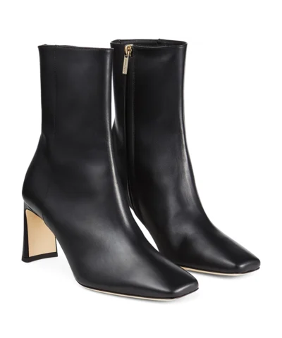 Alternative view of Jimmy Choo Kinsey 95 Leather Ankle Boots in Black
