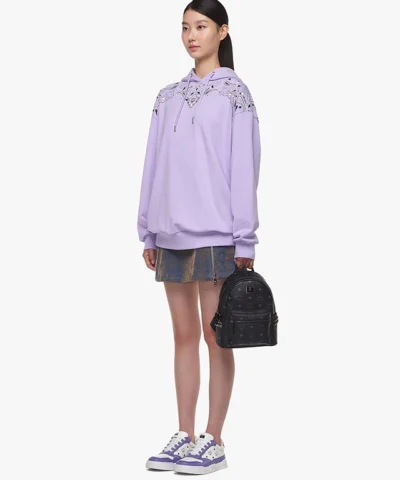 Alternative view of MCM Stark Side Studs Backpack in Visetos