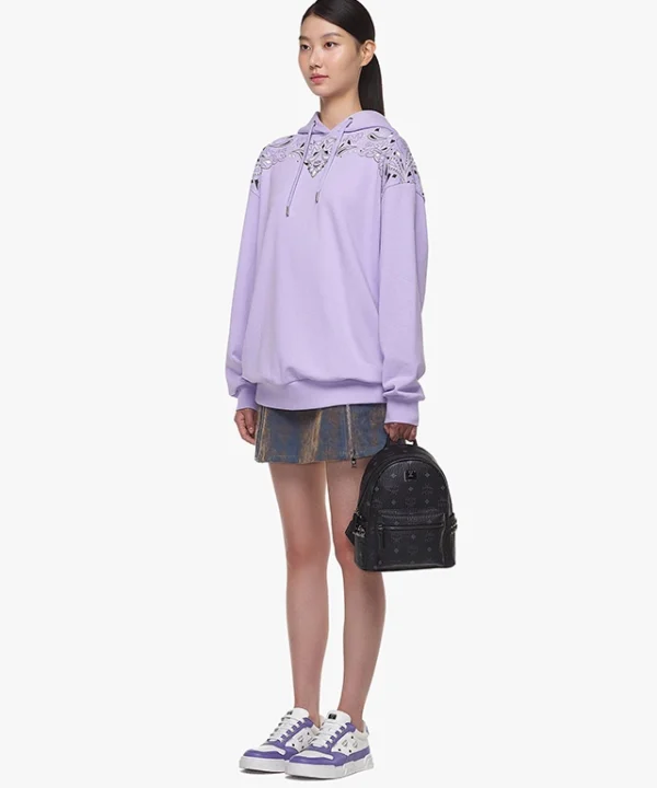 Alternative view of MCM Stark Side Studs Backpack in Visetos