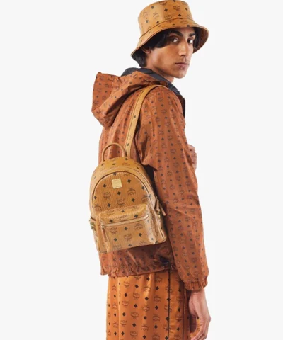 Alternative view of MCM Stark Side Studs Backpack in Visetos