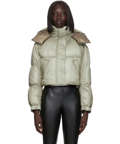 Sacai Khaki Quilted Jacket