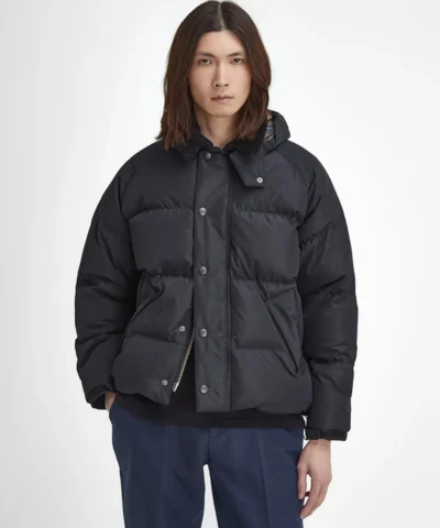 Barbour Men's Black Os Down Transport Jacket