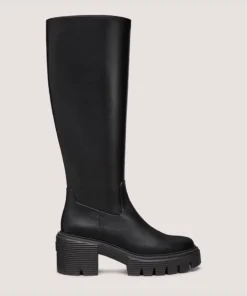 Stuart Weitzman Smooth Leather Soho Knee-High Boot
