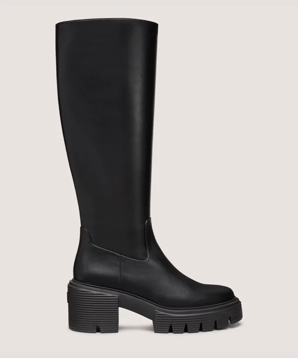 Stuart Weitzman Smooth Leather Soho Knee-High Boot