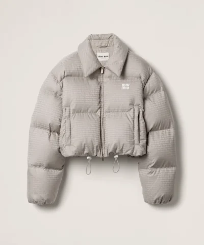 Alternative view of Miu Miu Technical Pongé Down Jacket
