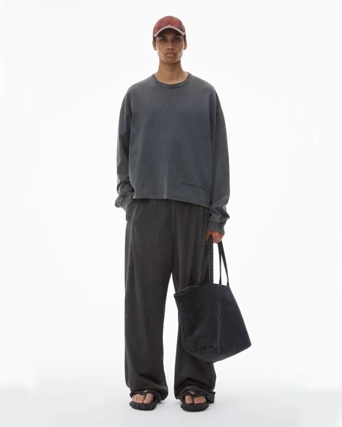 Alexander Wang Punch Tote in Cotton Denim - Image 6