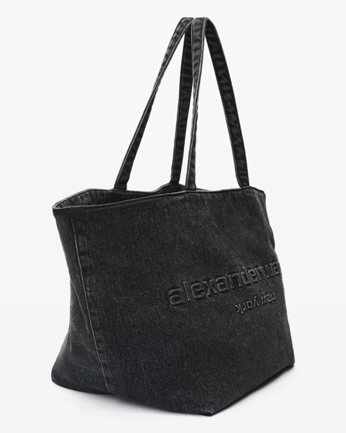 Alexander Wang Punch Tote in Cotton Denim - Image 2