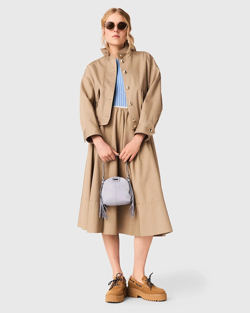 Maje Cotton Bomber Jacket - Image 2