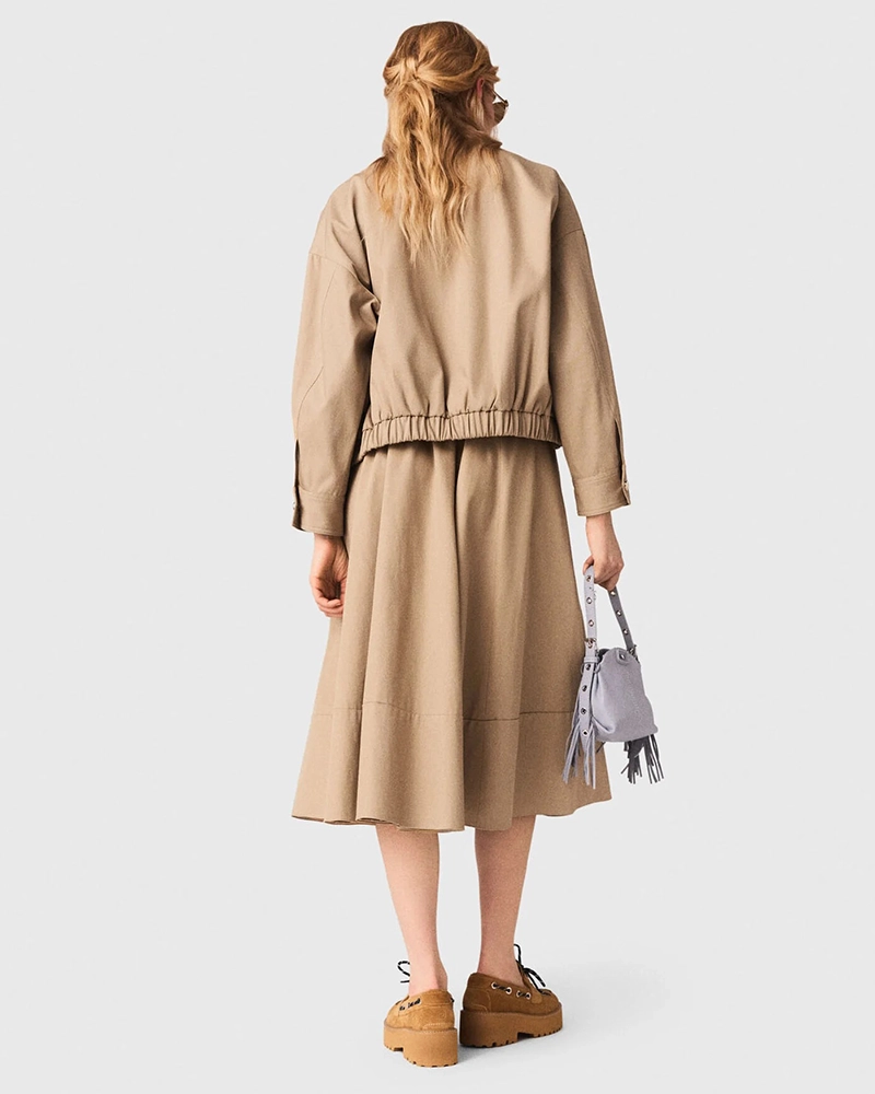 Maje Cotton Bomber Jacket - Image 7